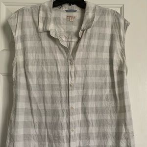 Merona button up top!